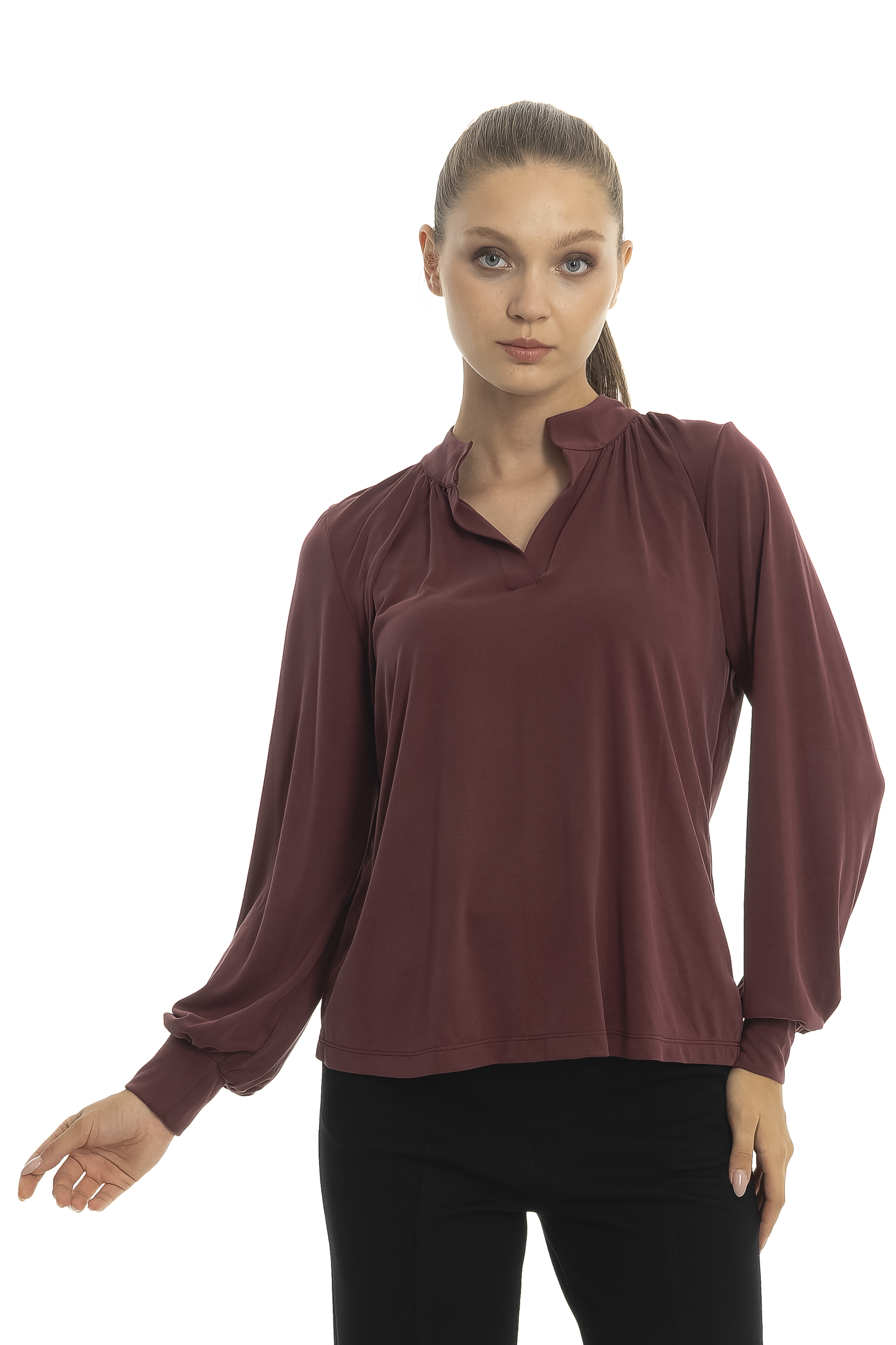 Pamuk%20Polyester%20Modal%20Kadın%20Bluz