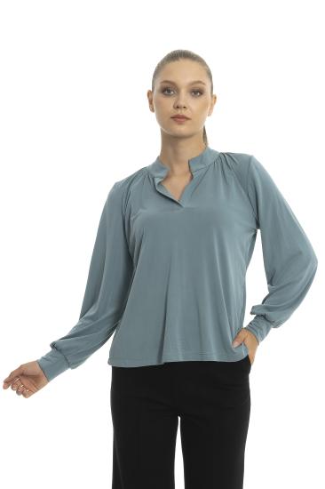 Pamuk Polyester Modal Kadın Bluz